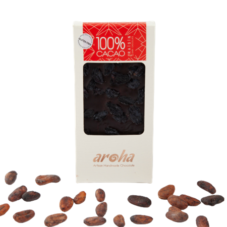 Üzümlü Bitter Çikolata (%100 Kakao)